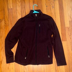 Sonoma Black Full-Zip Fleece Jacket